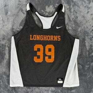 Nike Reversible Lacrosse Jersey Women XL Texas Longhorns Team Mesh Black White